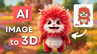 How to Turn Any Image into a 3D Model Using AI in 3 Minutes!🔥(FREE)