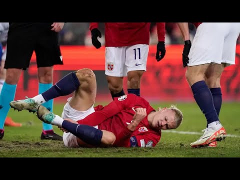 Nightmare for Man City! Haaland suffers ankle injury during Norway’s friendly against Faroe Islands
