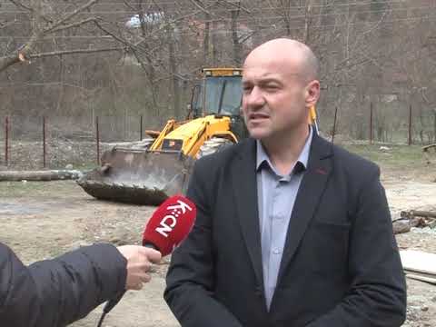 Prikljucak magistralnog cevovoda i kolektor otpadnih voda