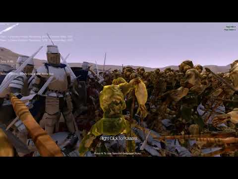 10000 Halo Flood vs 15000 Heavy Knight - Ultimate Epic Battle Simulator
