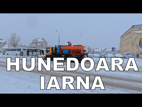Hunedoara iarna autentică. Orașul oțelului și al Corvinilor