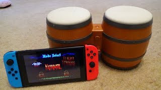 Donkey Kong Bongos working on the Nintendo Switch