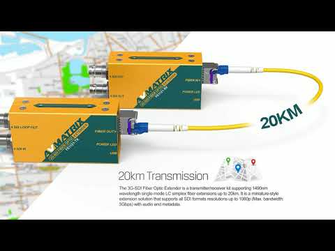 AVMatrix FE1121 3G-SDI Fiber Optic Extender - Sale Price In The