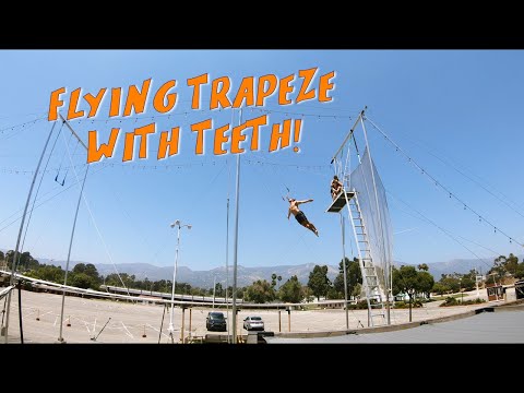 SWINGING ON A  FLYING TRAPEZE WITH MY TEETH!!
