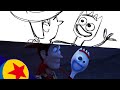 Toy Story 4 Woody's Heart-to-Heart with Forky | Pixar Side By Side