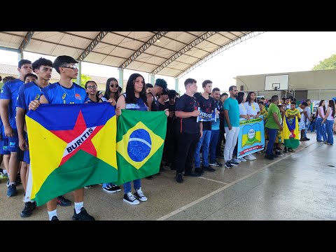 JOGOS ESCOLARES: Abertura da Fase Estadual Juvenil do JOER movimenta estudantes em Buritis Rondônia