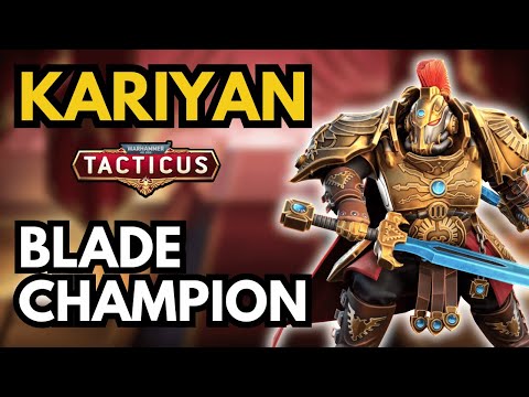Kariyan - The Blade Champion! Probably the best character in the game!