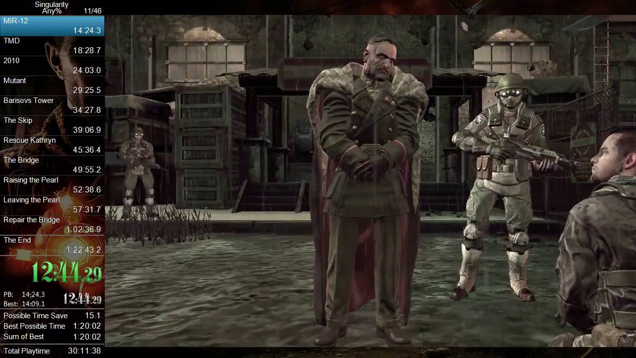 Singularity - Any% speedrun in 1:21:33 RTA