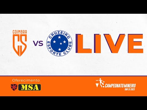 🔴COIMBRA X CRUZEIRO - CAMPEONATO MINEIRO 2023 - SUB 15 - SEMI FINAL - IDA  #aovivo #futebol