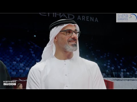 خالد بن محمد بن زايد يلتقي مفوض الرابطة الوطنية لكرة السلة الأمريكية ونجوم ( NBA)