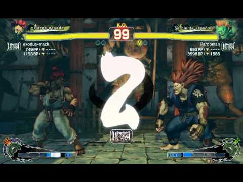 Batalla de Ultra Street Fighter IV: Akuma vs Blank