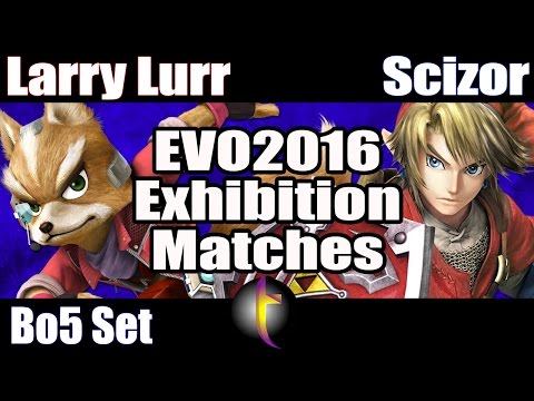 EVO 2016: SSB Wii U - Bo5 MM + Runback - Larry Lurr vs Scizor