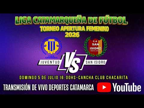 FÚTBOL FEMENINO: Juventud USR vs San Isidro (Fecha 8)