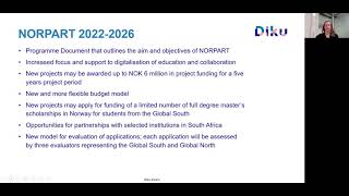 NORPART 2021 søkerwebinar