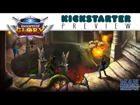 Knights of Glory Preview by Man vs Meeple (Blue Gear Games)