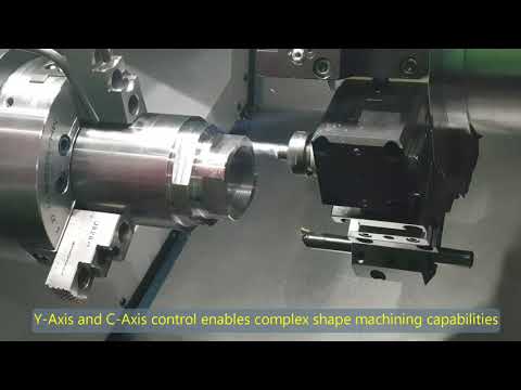 Токарный обрабатывающий центр с револьверной головкой Smart NL 2000ASY - Видео c Youtube №1