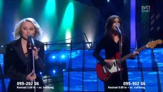 Louise Hoffsten - Only the dead fish follow the stream  ( Live Melodifestivalen 2013)