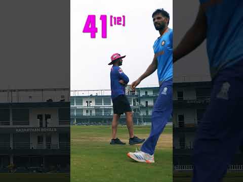 Challenge started at 80 off 36. Revised to 100 off 30. Meanwhile Vaibhav: 100 off 29 😂🔥🔥