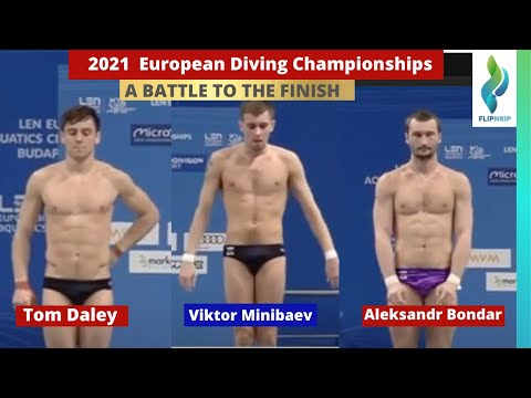 2021 Men Diving competition Tom Daley battle Viktor Minibaev Aleksandr Bondar