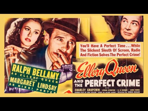 "Ellery Queen and the Perfect Crime"  1941 American Mystery Film - Full Length Movie