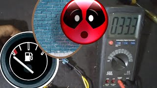 Cómo comprobar un sensor de NIVEL DE COMBUSTIBLE (Funcionamiento)