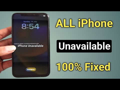 New Method 2025 || iphone unavailable lock screen fixed || Without Computer