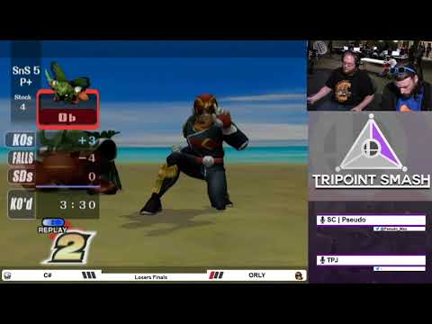 C# (Meta Knight, Zelda) vs ORLY (Falcon) - Tripoint Smash 76 P+ Losers Finals