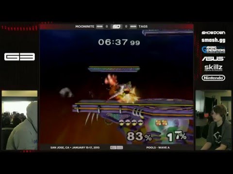 GENESIS 3 - Mooninite (C. Falcon) vs Tags (Fox) - SSBM Singles Pools - Wave A