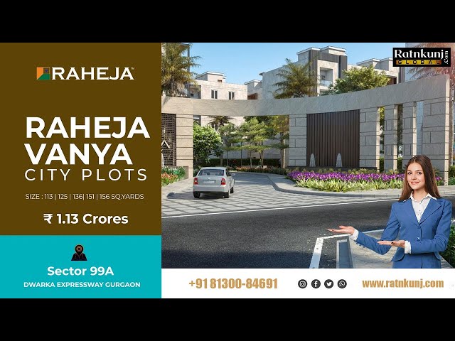 Redidantial plot for sale Raheja Vanya Sector 99A Gurgaon Delhi NCR 