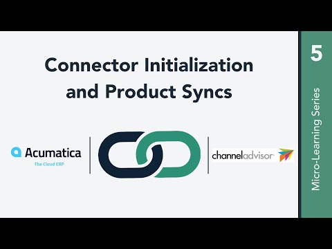 Connector Initialization and Product Syncs