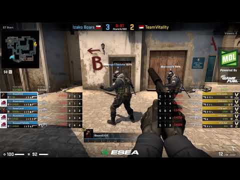 ESEA MDL SEASON 31 EUROPE VITALITY VS IZAKO BOARS | MIRAGE | CSGO 2019