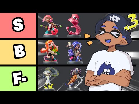 Ranking EVERY Splatoon Amiibo - Splatoon 3