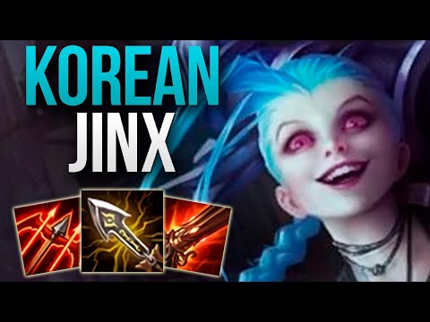KOREAN CHALLENGER SHOWS YOU HOW TO PLAY JINX | CHALLENGER JINX ADC GAMEPLAY | Patch 10.6 S10