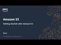 Getting started with Amazon S3 - Demo