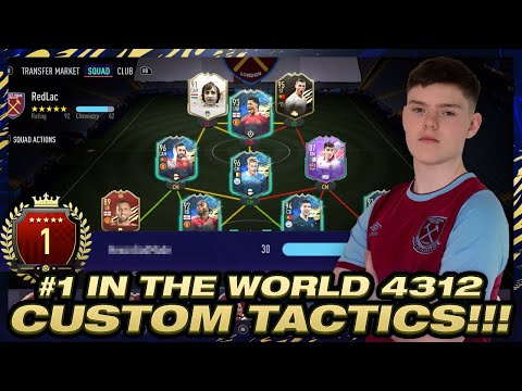 1ST IN THE WORLD 30-0 TOTS FUT CHAMPIONS *PRO* META 4-3-1-2 CUSTOM TACTICS + INSTRUCTIONS - FIFA 21