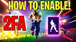 How to ENABLE 2FA on Fortnite (EASY METHOD!)
