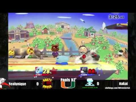 UM Sm4sh Tourney - Realunique (Kirby) vs Hakai (Yoshi, Luigi) ~Pools R2