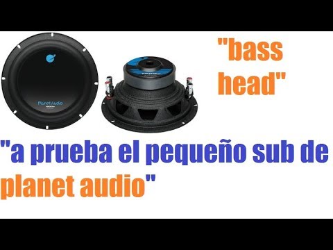 Bass test planet audio 8 inch at 300w