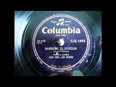 Numero quindici - Luigi Fort - Leo Piccoli - 78 giri