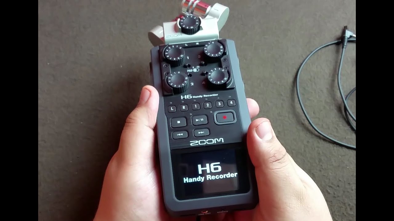 ZOOM H6 Handy Recorder Unboxing, Setup And Audio Test