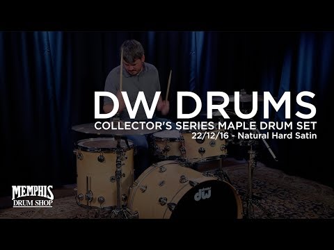 DW Collector's Series Maple Drum Set 22/12/16 - Natural Hard Satin
