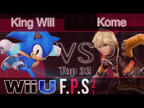 King Will (Sonic) vs. Kome (Shulk) - Wii U Top 32 - FPS2