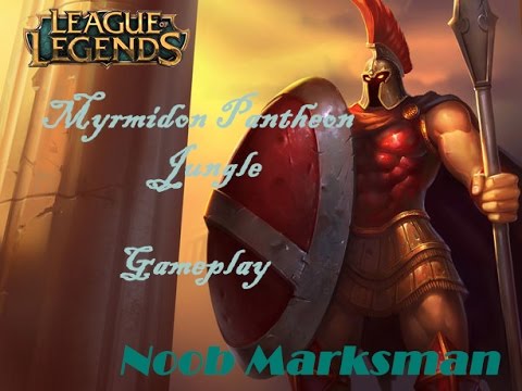 Myrmidon Pantheon skin spot-lite and Jungle Gameplay League of Legends