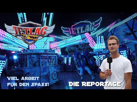 Reportage Jetlag The Ride (Weber) Moerser Kirmes 2023. Viel Arbeit für den Spaß. Hinter den Kulissen