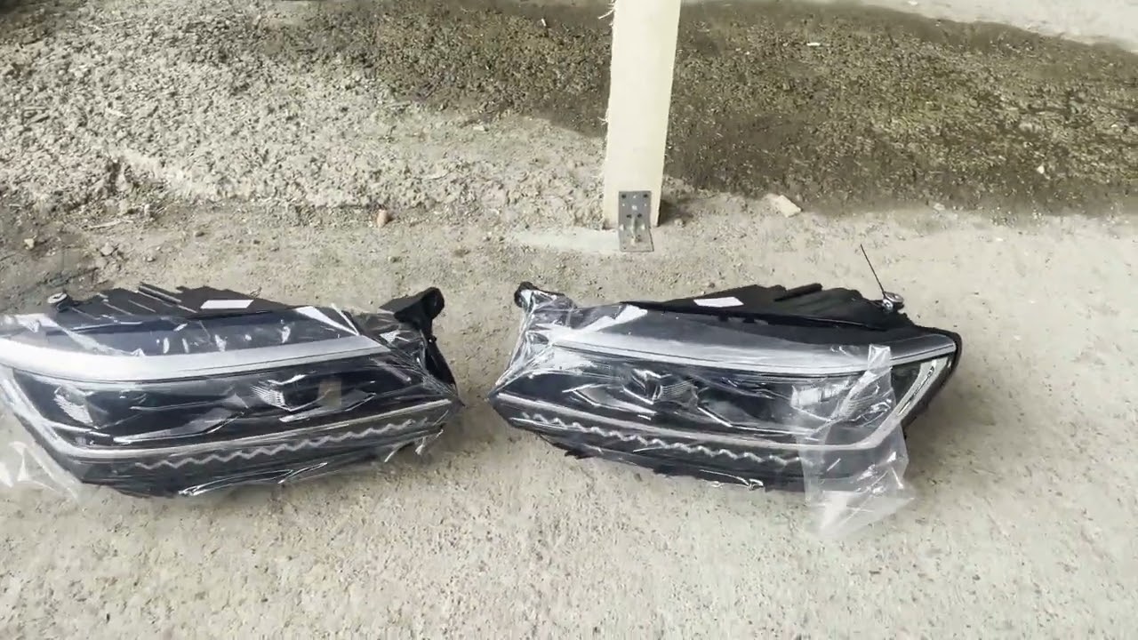 Volkswagen Passat B8 2015–2023 Priekšējie lukturi ar spuldzēm (USA, 2015-2019, 2 gab.) Video 2