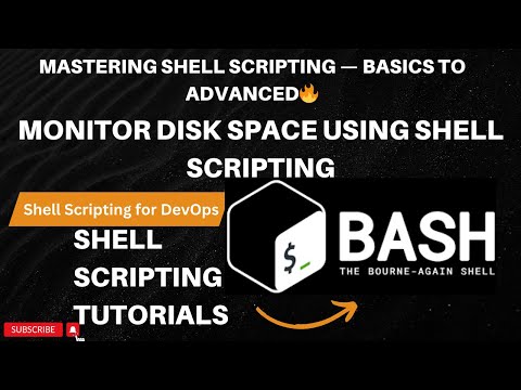 Shell Scripting Tutorial for Beginners – Day 19 | Monitor Disk Space Usage Using Bash Script