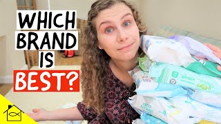 I Tried All The UK Supermarket BABY WIPES To See Which Is Best