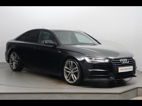 FG15NYZ AUDI A6 TDI ULTRA  BLACK EDITION BLACK 2015, Nottingham Audi