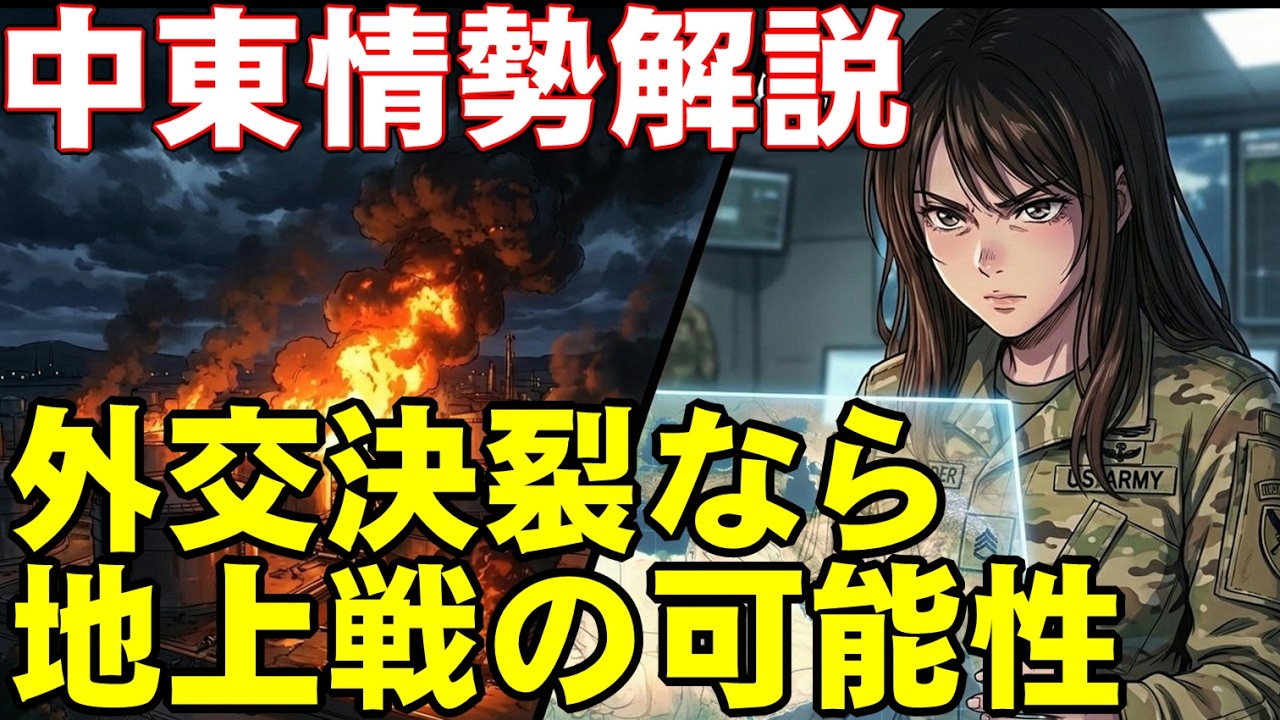 プランBは地上戦。混迷するイラン情勢。難航する外交交渉の先にあるトランプ大統領の選択肢を解説。
