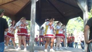 Red Cloud High School Cheer Squad Big Fish, Little Fich Techno Dance